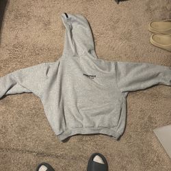 Large Essentials Gray Hoodie