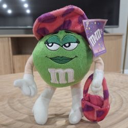 M&M's 2001 Green M&M 8" Plush 