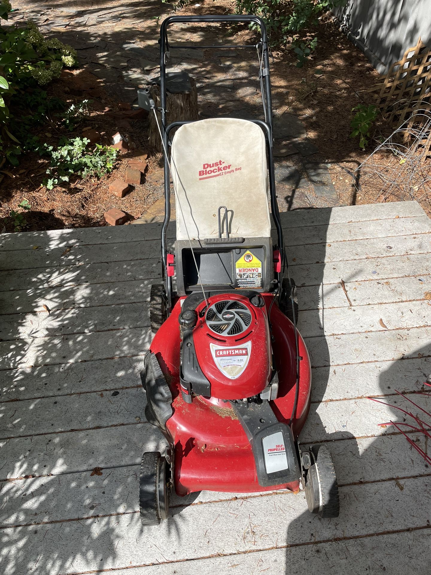 Craftsman Lawn Mower Front Wheel Drive Needs Some Simple Repair 