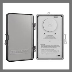 SURAIELEC WiFi Pool Timer, Outdoor Indoor Smart Switch, 40 AMP, 2HP, 120, 240, 277 VAC, Heavy Duty Pool Controller Light Timer Box For Pool Pump, Wate