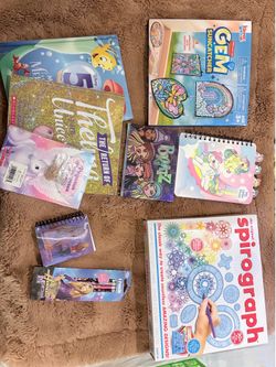 Little girl book and toy bundle