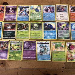 Various Holographic Pokemon Cards