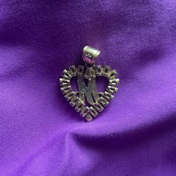 Rolex heart pendant 