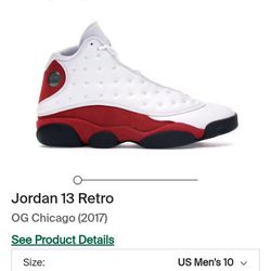 Jordan Retro 13s. OG Chicago's. (Size 11)