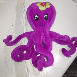 Purple Plush Octopus from HAWAII 