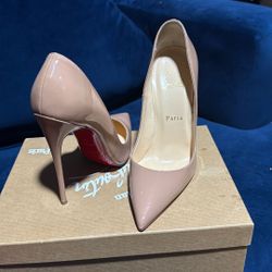 AUTHENTIC Christian Louboutin So Kate 120 Patent