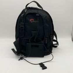 Black Mini Lowepro Trekker Camera Accessories Backpack