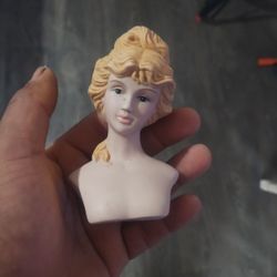 Porcelain ,Hard Plastic Doll Head 