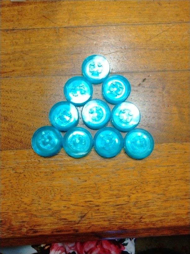 10 Plain LEGO Dimensions Tag Discs