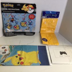 Pokemon Party Supply 