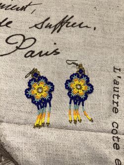 Handmade Mexican earrings aretes artesanales
