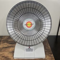 Presto HeatDish Plus Parabolic Electric Heater Instant Heat 1000W 120V