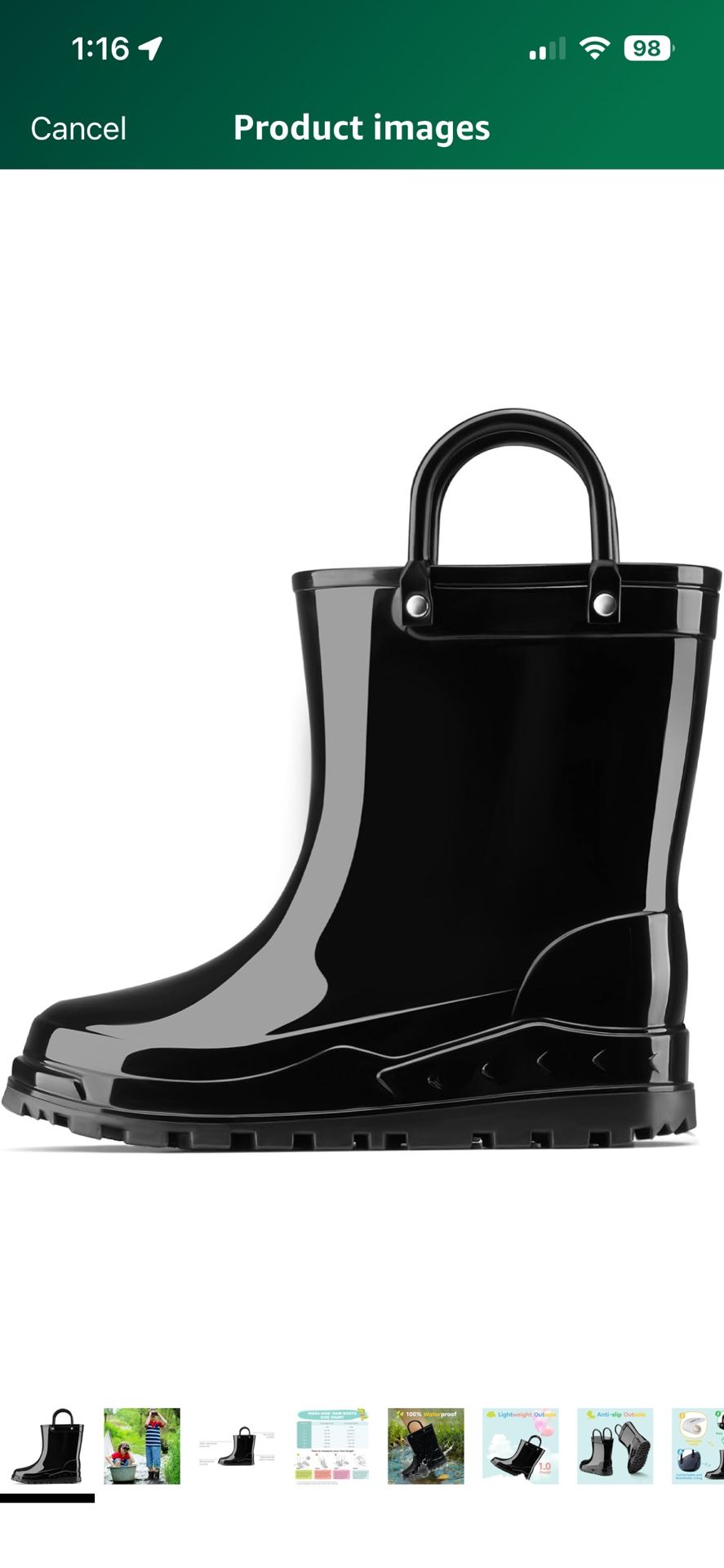 Brand New Kids Rain Boots