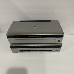 Lot Of 2 HP Officejet 100 Mobile Inkjet Bluetooth Printer CN551A Untested
