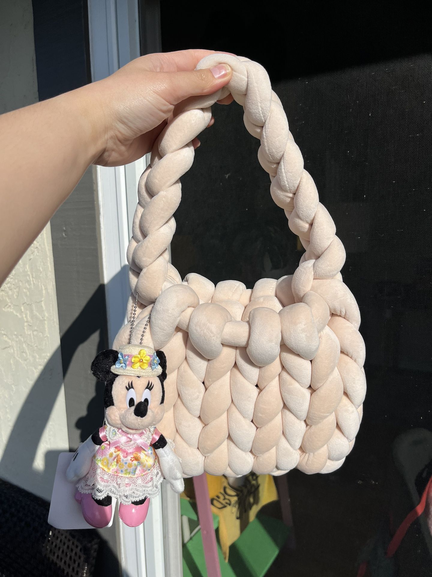 Tote Bags With Minnie Mouse Keychain