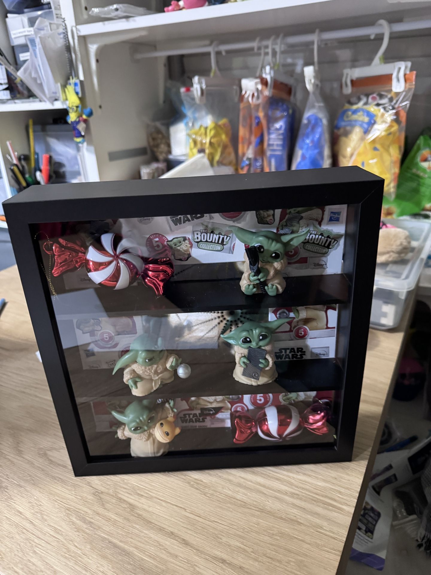 Baby Yoda Shadow Box Christmas Theme