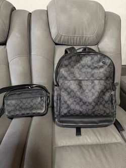 Coach backpack/coach side bag