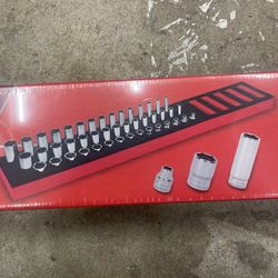 Snap on 45pc 3/8" metric set Deep, semi, shallow in foam 