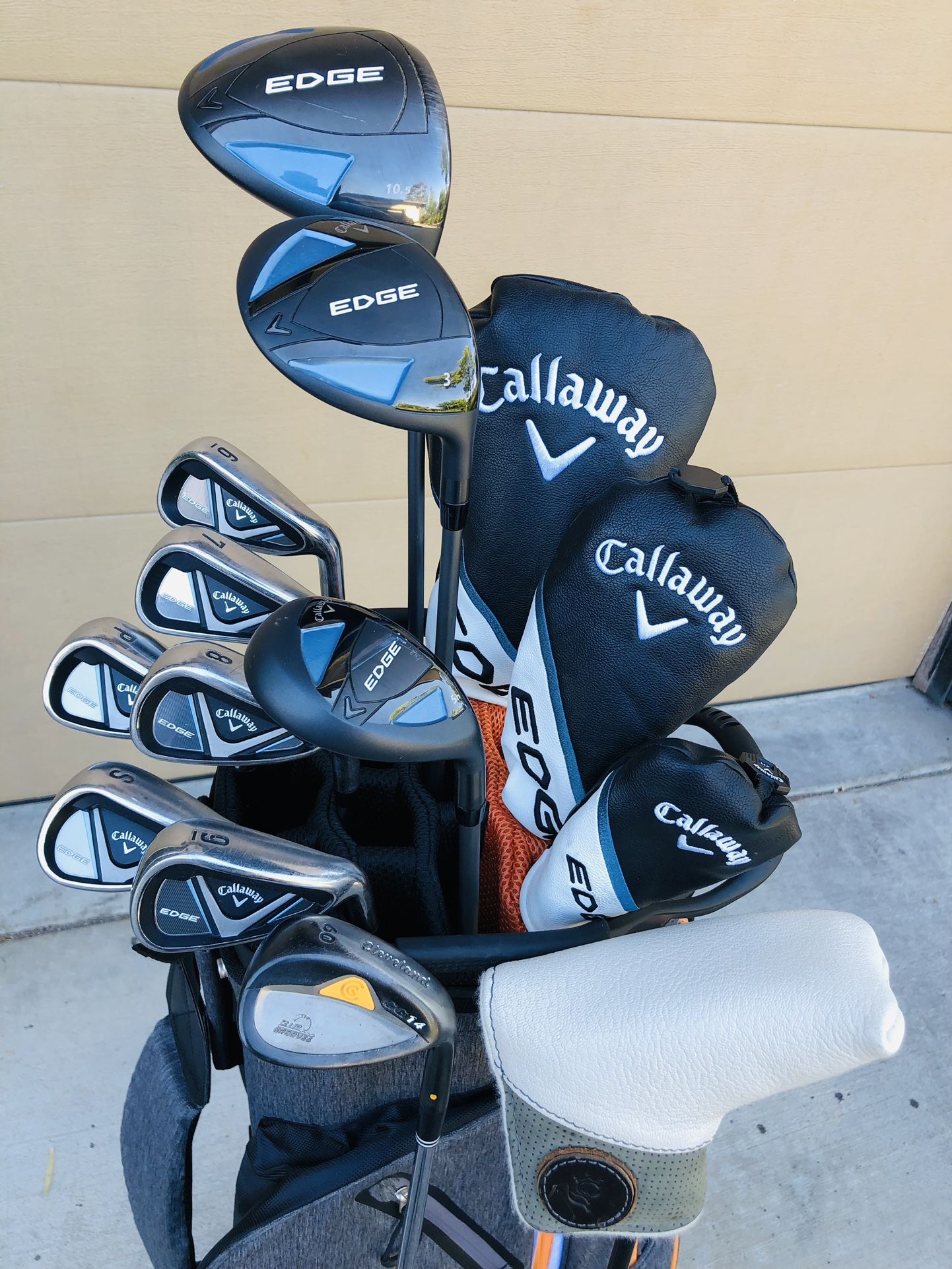 Callaway Golf Set Irons 6-PW, SW with Steel Shafts, Callaway Driver