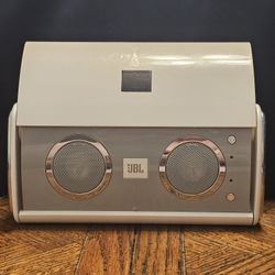 JBL On Tour Portable Battery Or Cord Operated Speaker System - WHITE