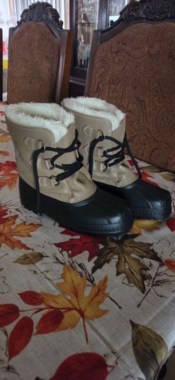 Winter Snow Boots with Faux Fur Lining