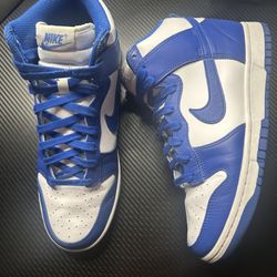 Nike Dunk High Game Royal Size 9 Used