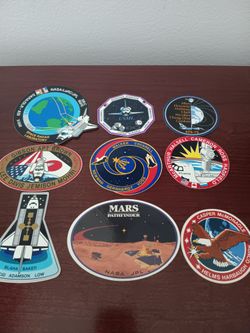 9 Nasa Collectible Decals