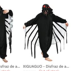 Adult Medium Fleece Spider Costume 