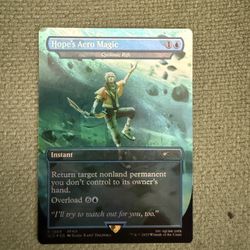 Hope's Aero Magic the Gathering FOIL Final Fantasy x MTG Secret Lair Grimoire