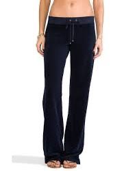 Navy Blue Low Rise Juicy Couture Classic Sweatpants
