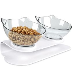 Double Elevated Cat Bowls Brand New