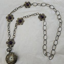 Necklace Watch & Ring