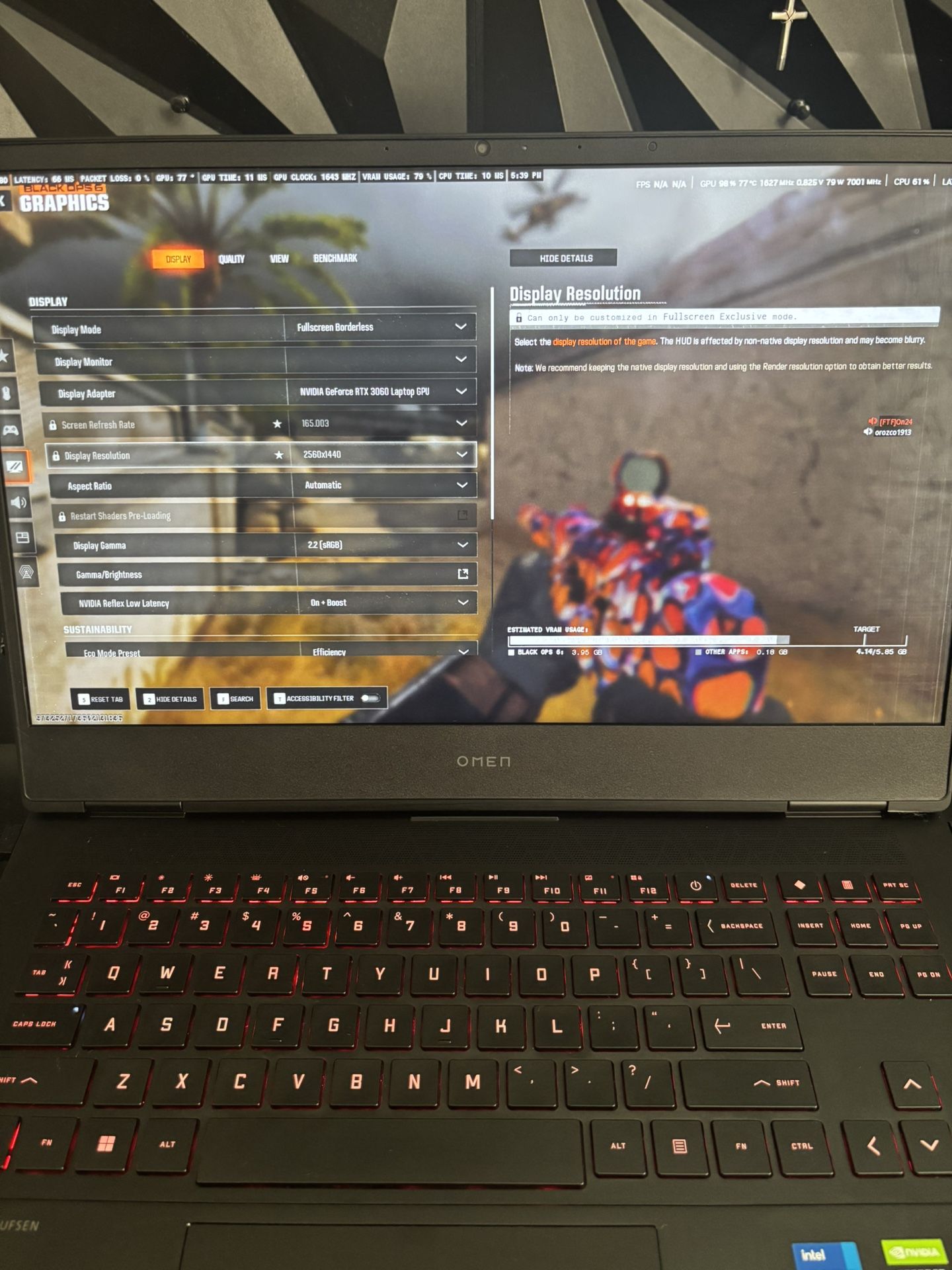 High End Gaming Labtop
