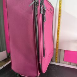 Pink luggage bag $25