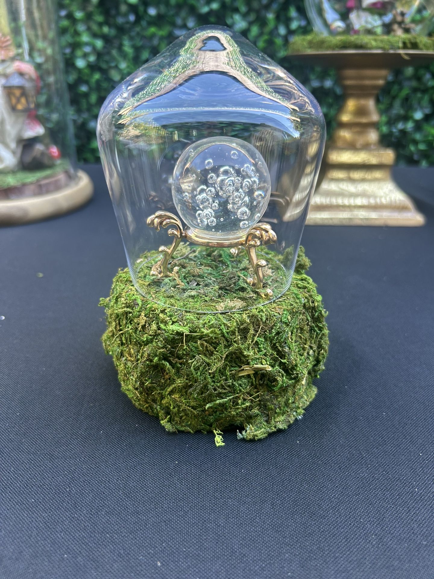 Mini Crystal Ball In Terrarium