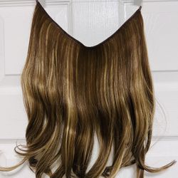 Halo Hair Extension Like New Used One Time To An Event 