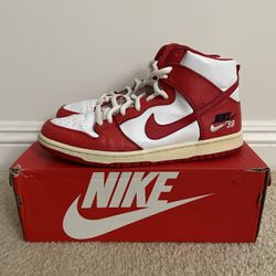 Nike SB Dunk High Future Court Dream Team Red White Size 11 Rare