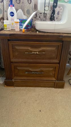 2 wooden side table