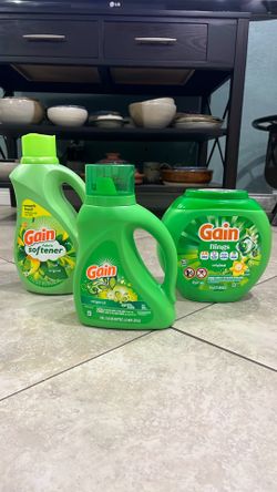 Gain Flings, Gain Fabric Softener, Gain Detergent