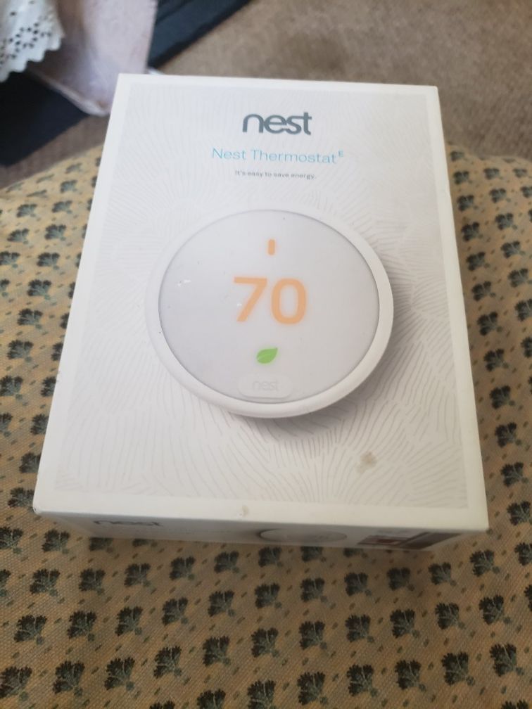 Nest, thermostat E