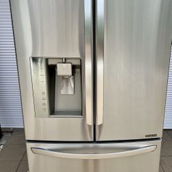 LG French Door Refrigerator, Stainless Steel 2 months warranty delivery dade and broward