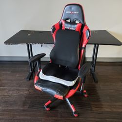 Arozzi Gaming Desk and Gaming Chair BUNDLE