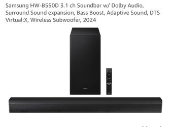 Samsung HW-B550D 3.1 ch Soundbar w/ Dolby Audio, Surround Sound expansion,
