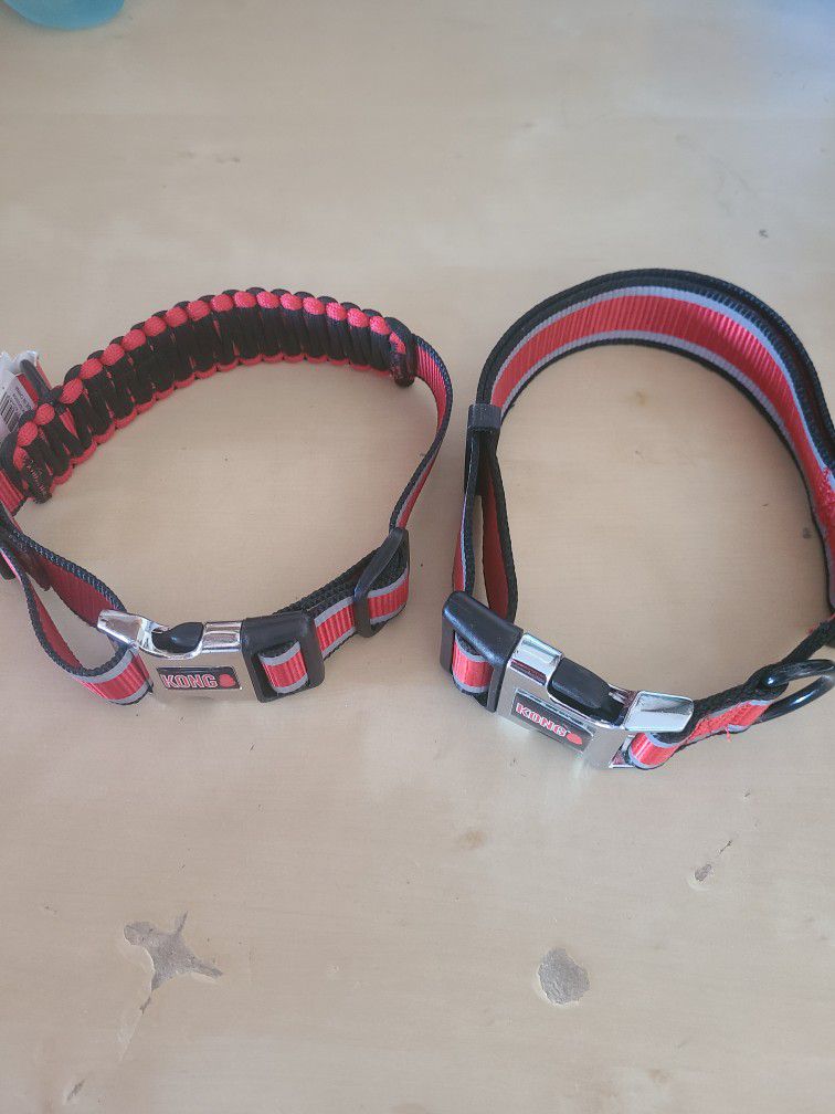 2 New Dog Collars 