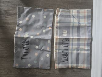 Set of 2 Fall Decorative Pillow Covers