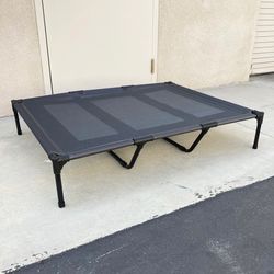 (NEW) $35 Elevated Pet Bed X-Large 48”x36”x9” Raised Dog Bed Cot Cooling Breathable