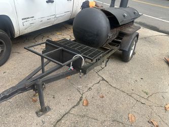 BBQ Smoker With Deep Fry Connection 