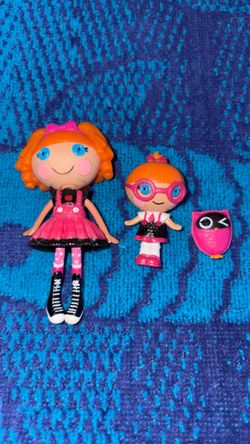Lalaloopsy  Mini. Doll.  Bee. Spells A Lot. &  sister. &. Pet