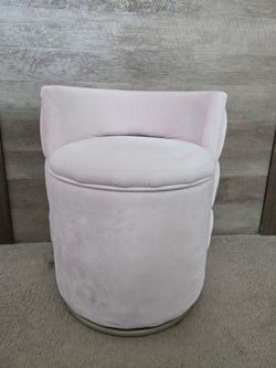 360° VELVET SWIVEL VANITY CHAIR