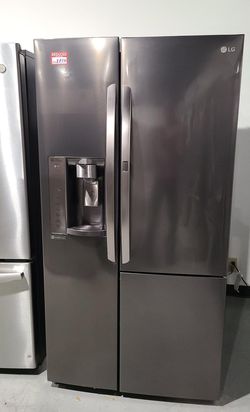 LG Side-by-Side Stainless Steel Fridge
